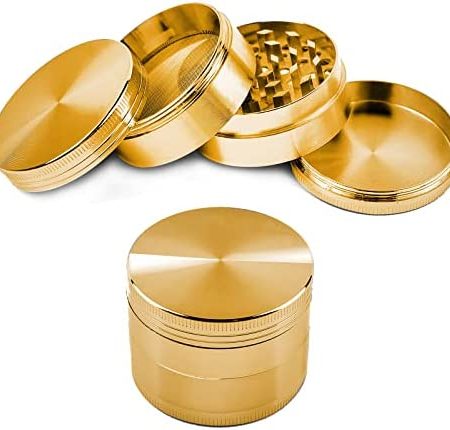 Multiuse Tool Kit Handy Spice Grinder in Kitchen 2inch (Gold)