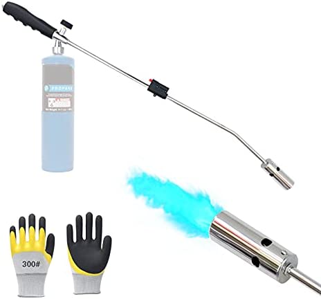Weed Burner Propane Torch Kit – 20,000 BTU Weed Torch – Portable Outdoor Lawn and Garden Torch